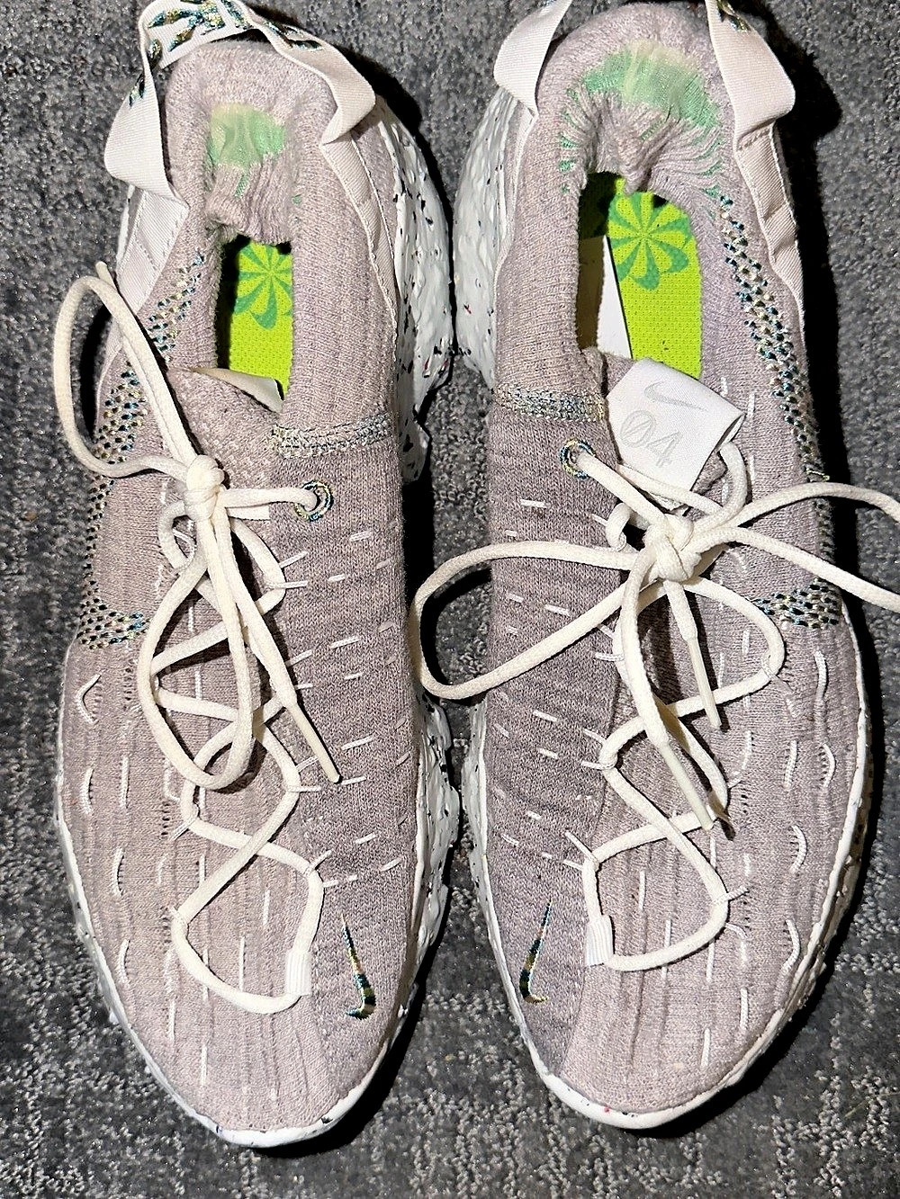 Nike ISPA React Infinity Women's Sneakers US 9.5 Gray & White